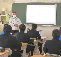 愛知県みよし市立三好中学校様の「働く人の話を聞く会」にて講演しました